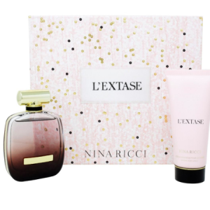 Set Nina Ricci l´extase 2pzs 80ml edp spray/ body lotion 100ml.