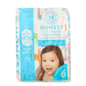 HONEST CARE Baby Care Pañales Etapa 6 Jirafas 18Pzs