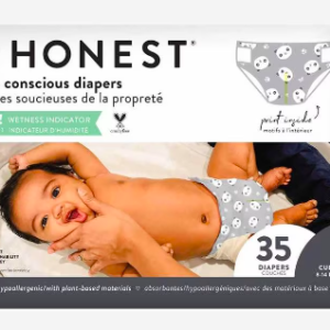 Pañales Honest Pandas etapa 1 unisex 35 piezas