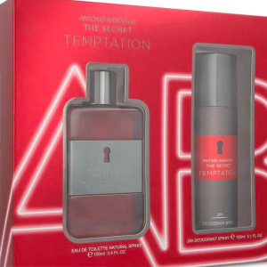 Set de fragancia Antonio Banderas The Secret Temptation para hombre