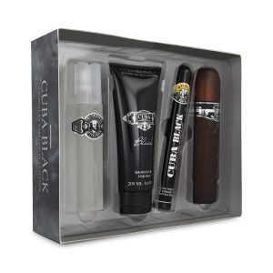 Set Cuba Black For Men 4Pzs